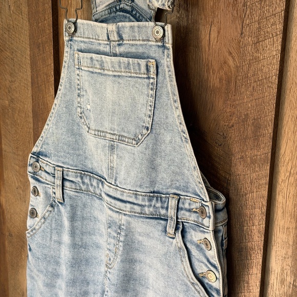 SO Light Blue Denim Overalls for Girls, size 12 - Picture 7 of 15